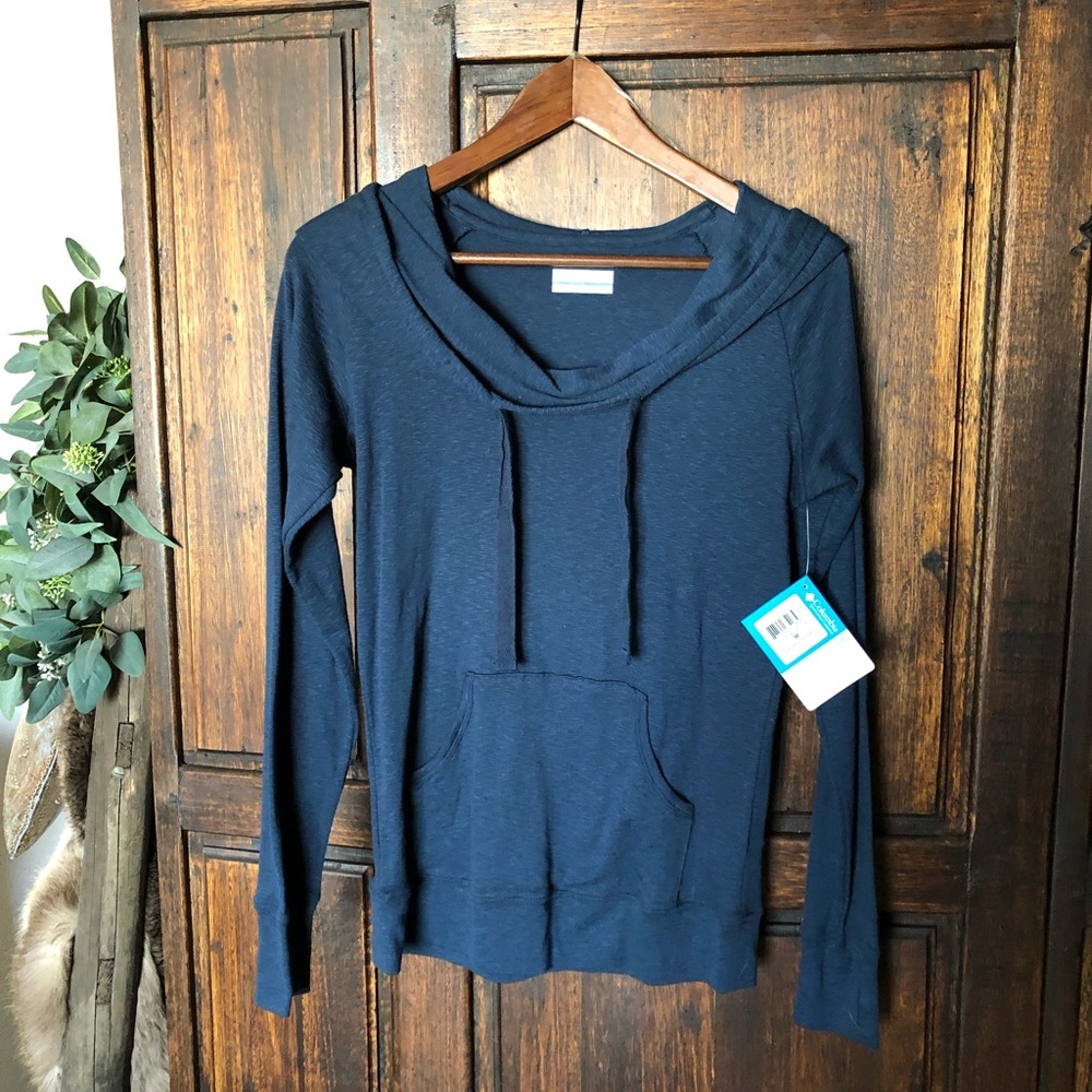 NWT Lightweight Columbia Hoodie with cowl neck